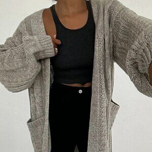 Rumored Woodland Cardigan | Flax Size L